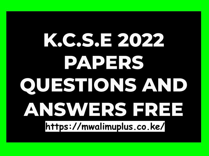 kcse blossoms essay questions and answers